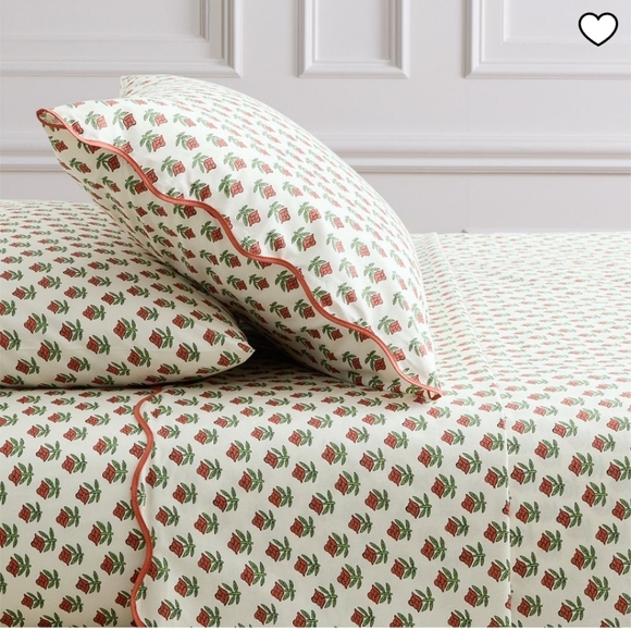 $West Elm Begonia Sheet Set, Queen, Color Dijon, Retail Price $139.00 USD - Picture 4 of 16